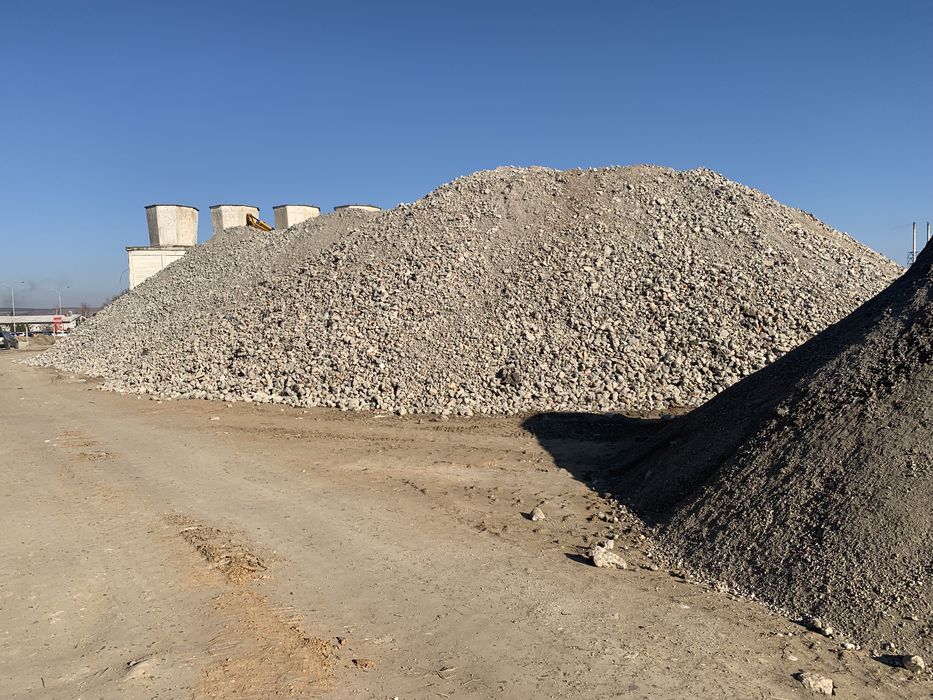 Beton concasat pentru terasament