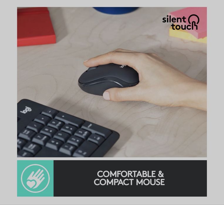 Mouse Wireless Logitech M220 Silent, 1000 DPI