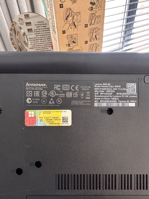 Лаптоп Lenovo B50-80 i3