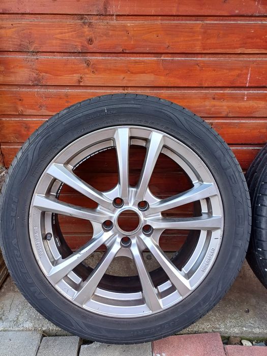 jante 5x108 r17 7j ET 45 si cauciucuri de vară 225/45/17