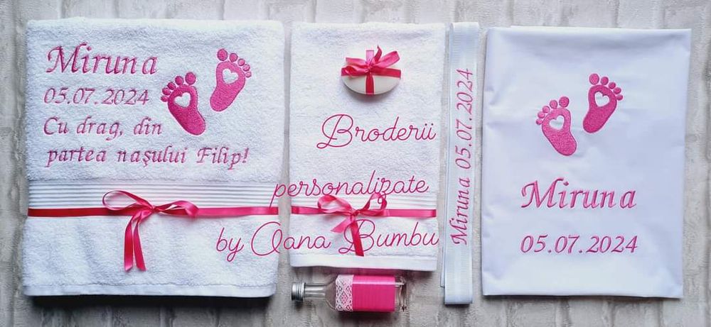 Trusou botez si cutie personalizata