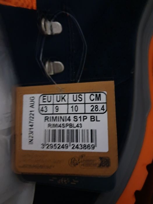 Pantofi bombeu metalic Delta Plus Rimini4 S1P BL43