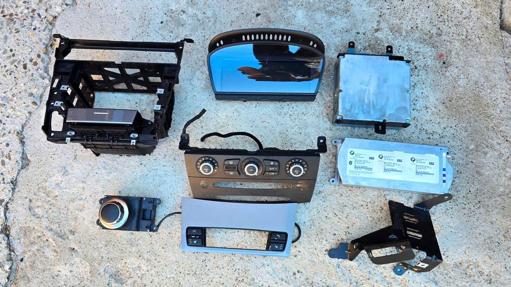 Display,Climatronic,Controler Bmw E60 Bluetoot Trimm bagheta  scrumier