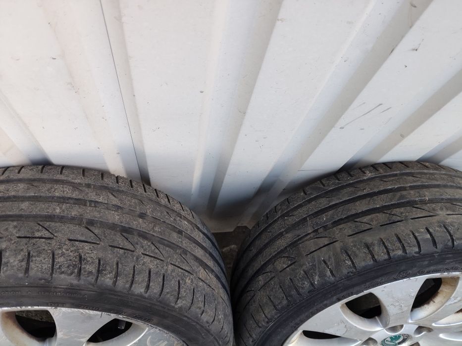 Jante 17" 5x112 + anvelope 225 45 Skoda Octavia Superb Passat Audi