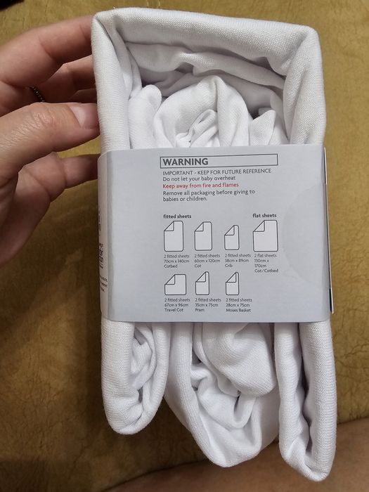 Чаршафи бебешки комплект 2 бр