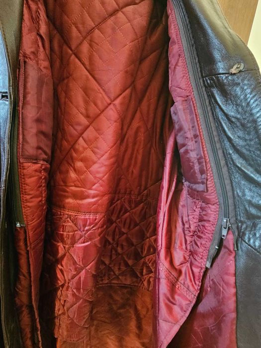 палто от естествена кожа