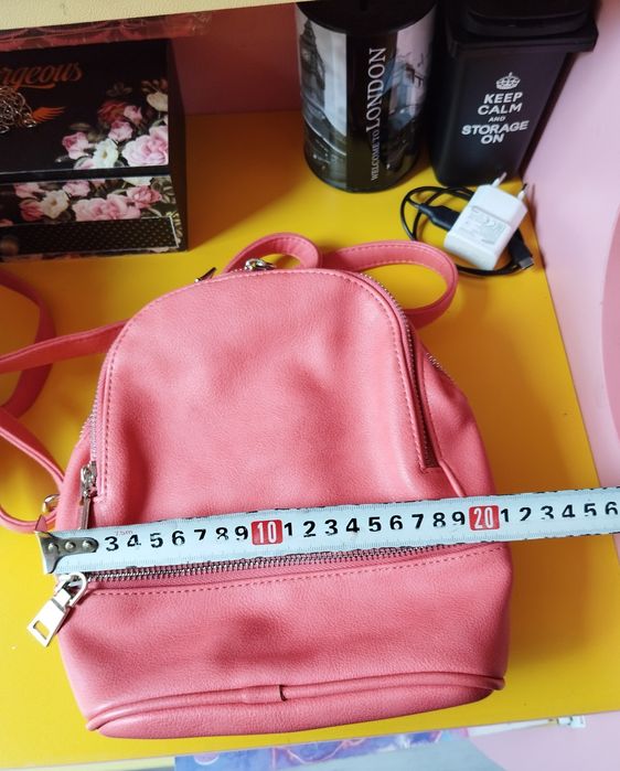 Детска кожена раница