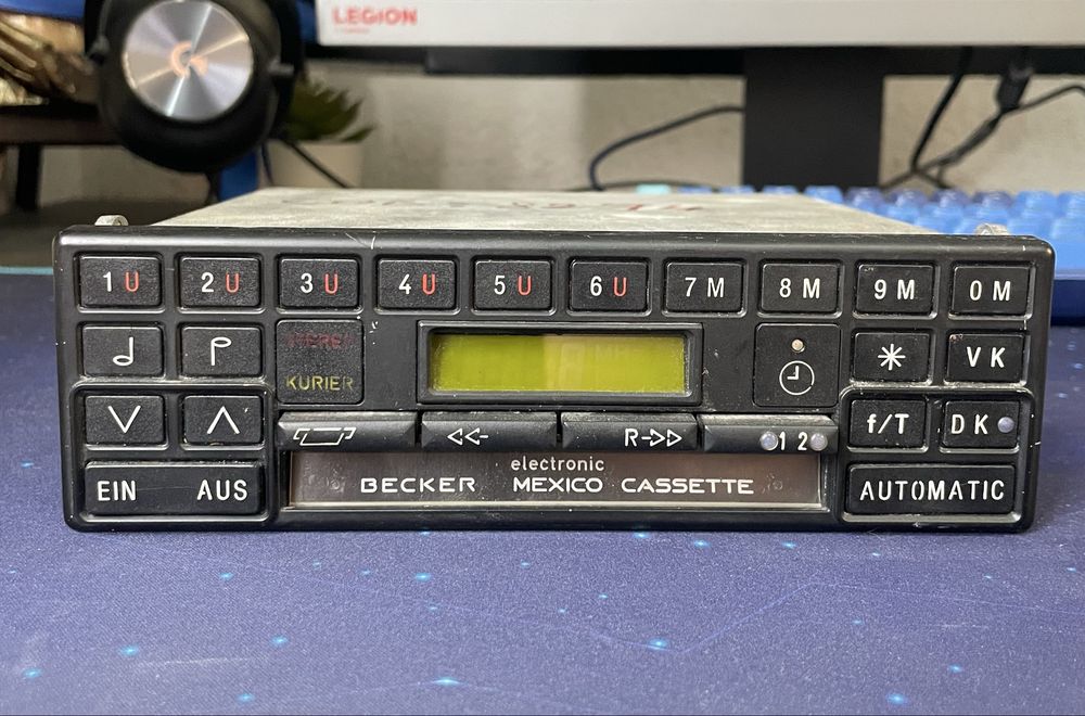 Radio Casetofon Becker Mexico Cassette (Mercedes, Porsche, Bmw)