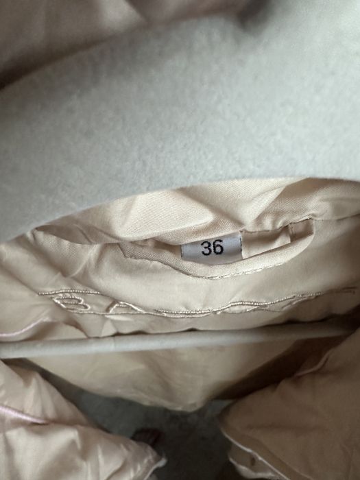 Vand geaca dama ivory pene si puf S