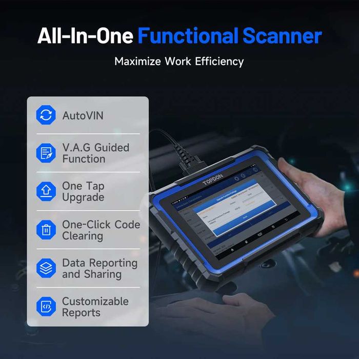 Професионална автодиагностика TOPDON Phoenix Nano OBD2