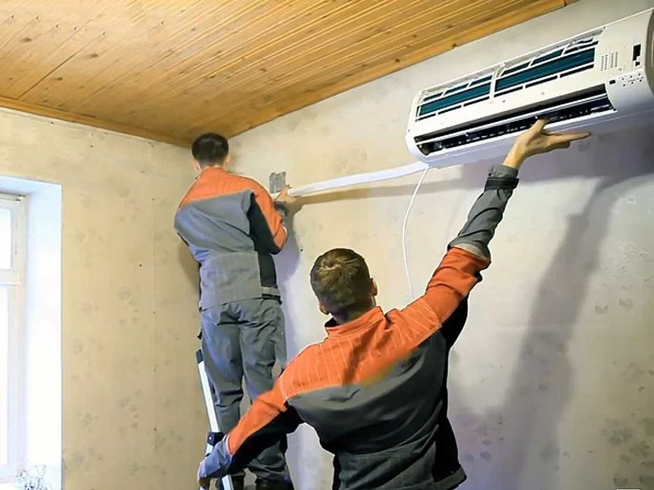 Установка, демонтаж, кондиционера, техническое обслуживание, чистка