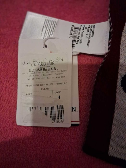 Caciula si fular US POLO ASSN