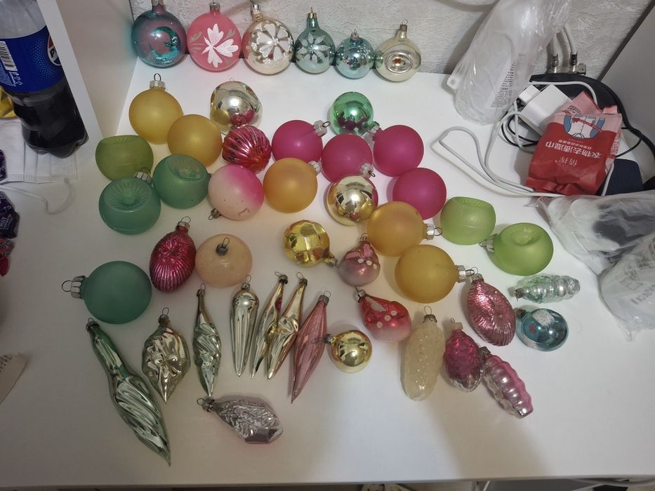 Продам стеклянные ёлочные игрушки