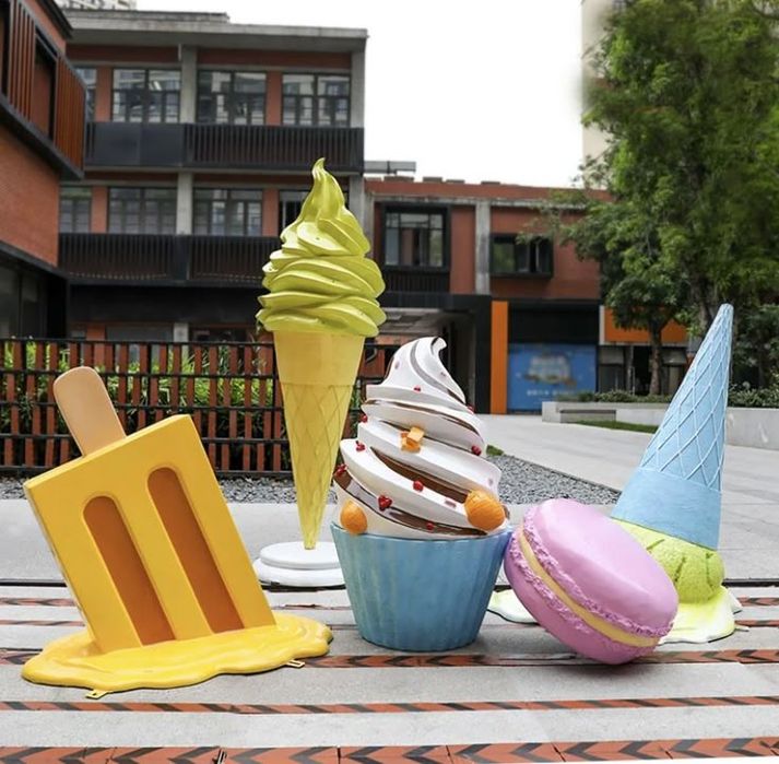 Декоратив обьёмли фигуралар йенгил мустахкам пластик материалдан