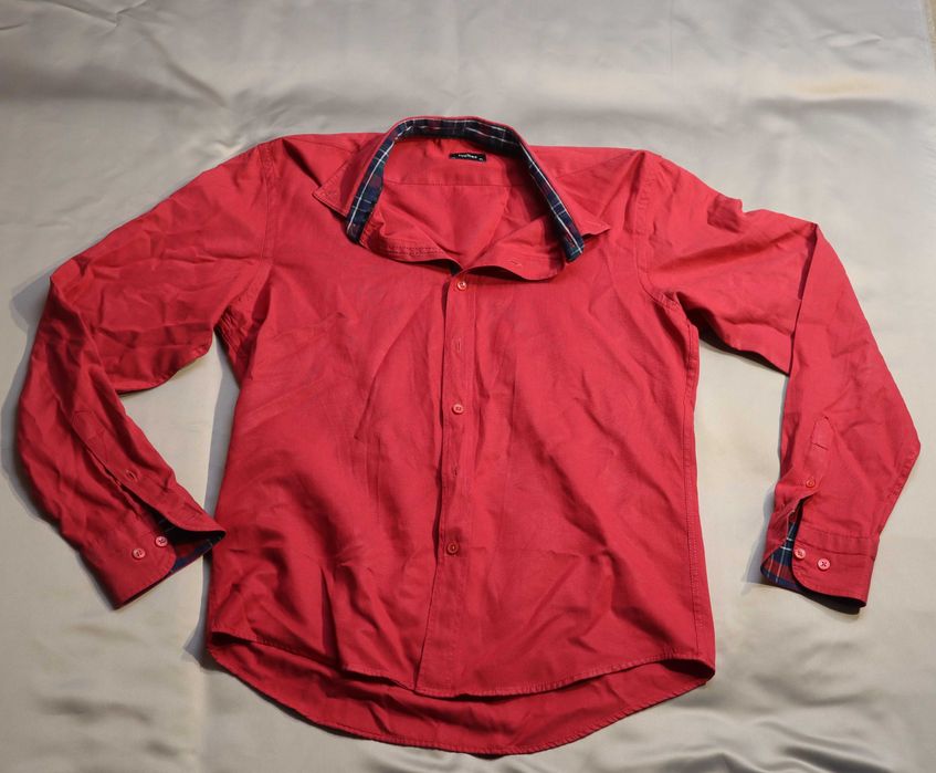 Мъжка Червена Риза Tudors / XL