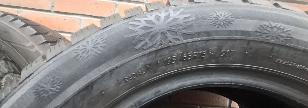 Anvelope iarnă 195/65 R15 – KAMA Euro-519 – Set 4 buc – Folosite 1 sez