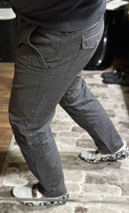 Pantaloni gri Tex Man | Casual & Office