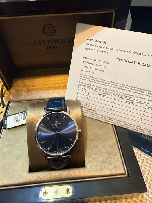 Ceas barbatesc Greenwich