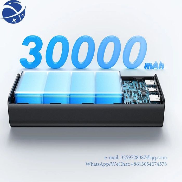 Портативный внешний аккумулятор Power Bank USAMS 30000 мАч