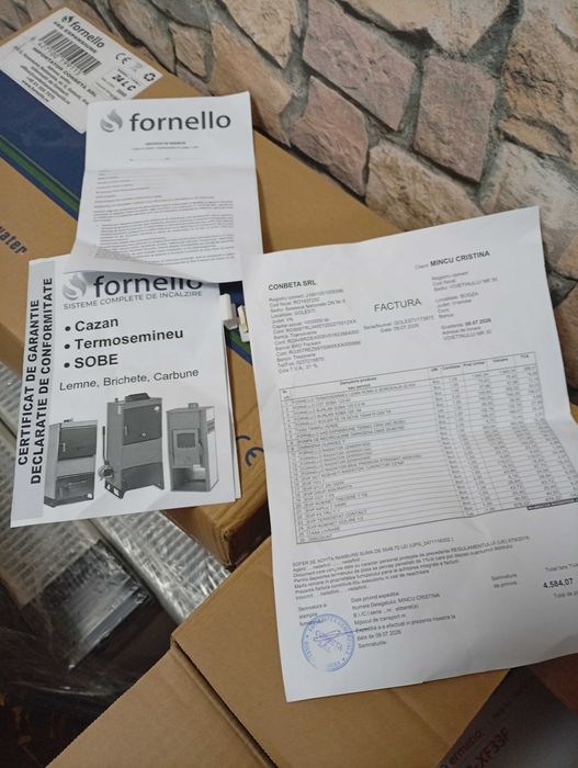 Termosemineu de vânzare nou sigilat in garantie