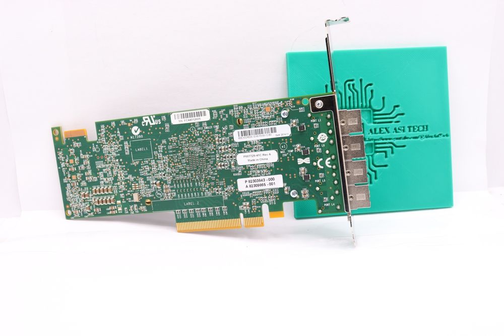 Placa HBA Emulex Quad Port Fiber Channel P007729-41C