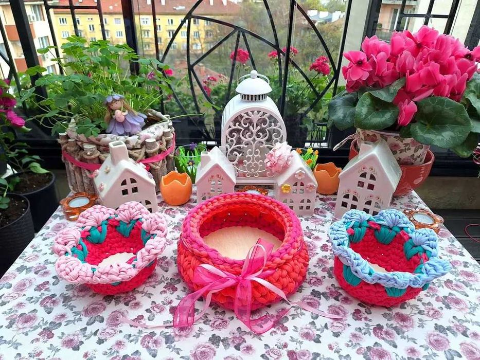 Плетени панери за декор и съхранение  (FB : Pink Rainbow)