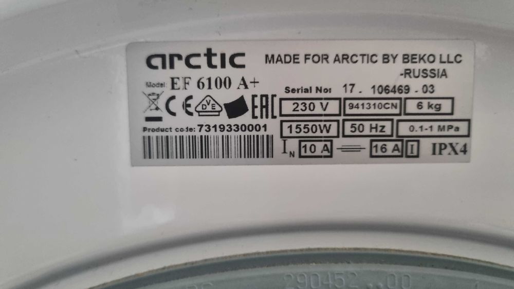 Masina de spalat Arctic functionala 6Kg