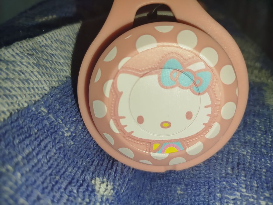 Наушники розовые серые