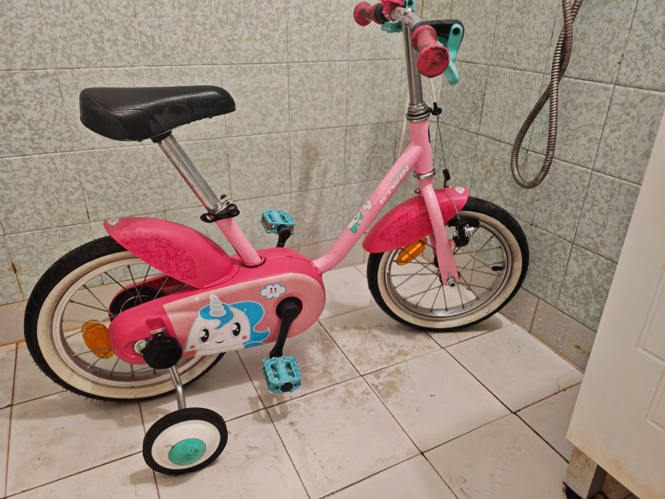 Детско колело  btwin 14" розово