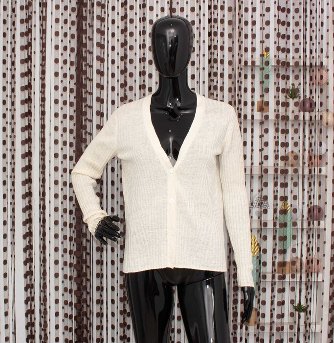 Massimo Dutti дамска ленена жилетка бежова 100% лен М