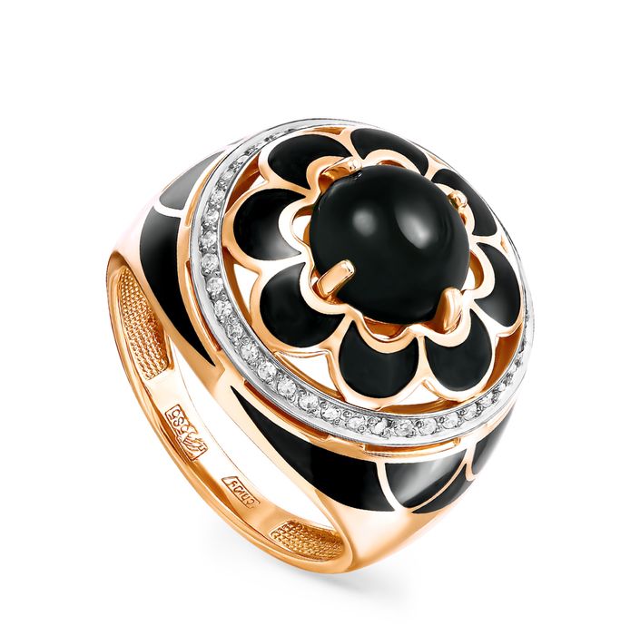 Золотой комплект с брилтянтами