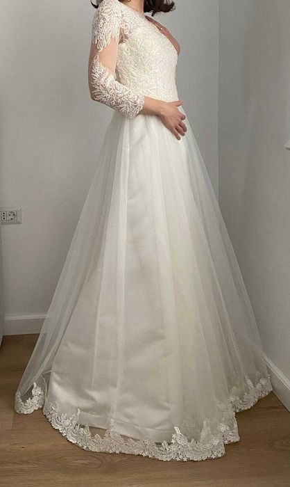 Rochie de mireasa nepurtata