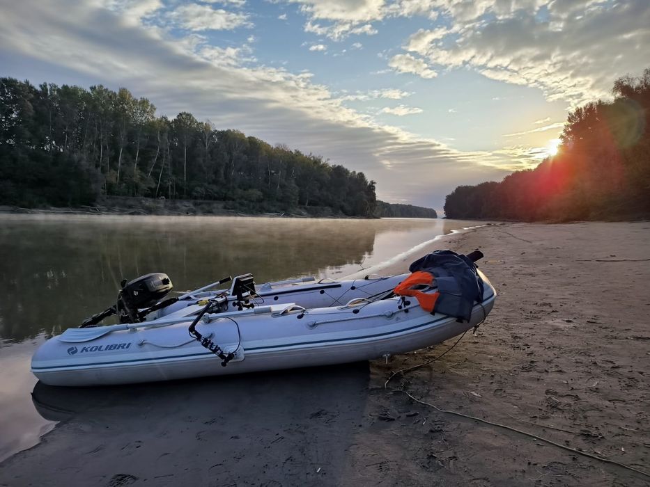 Kolibri 360 DXL + Suzuki 5cp + Remorca