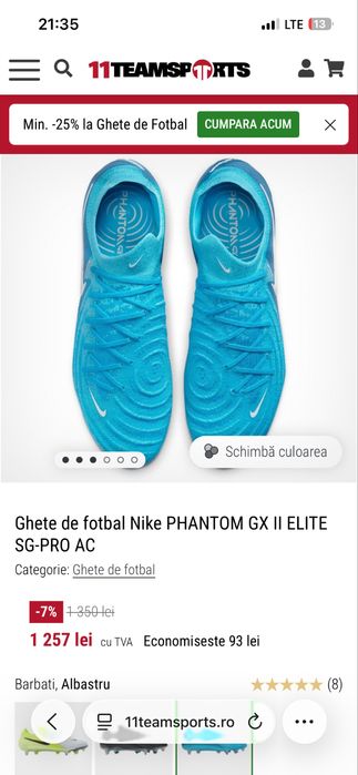 Ghete de fotbal Nike phantom gx 2 elit