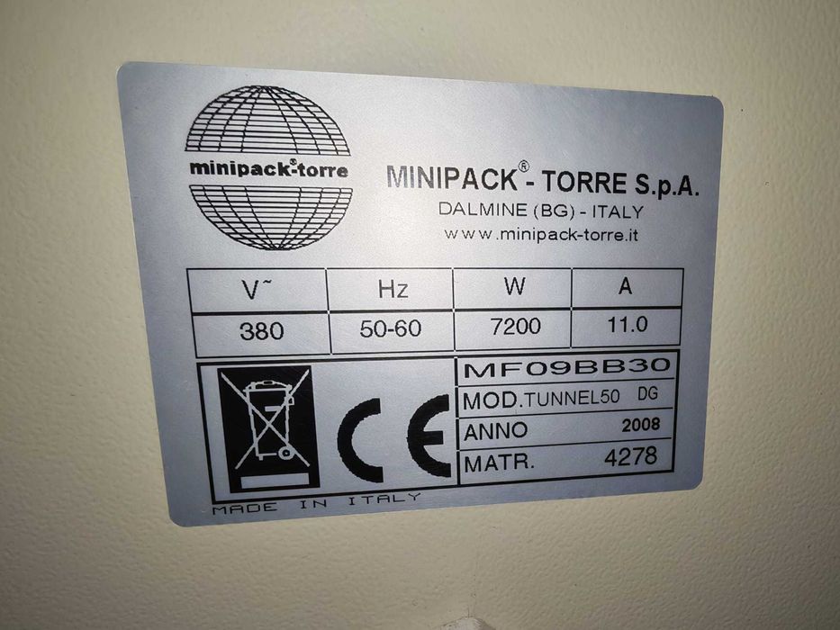 Masina ambalat in folie termocontractibila MINIPACK TORRE MODULAR 50 S