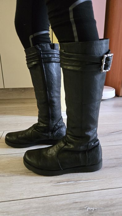 Ботуши естествена кожа 36 номер