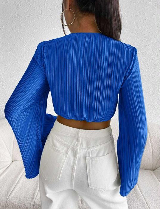 Син топ от Shein