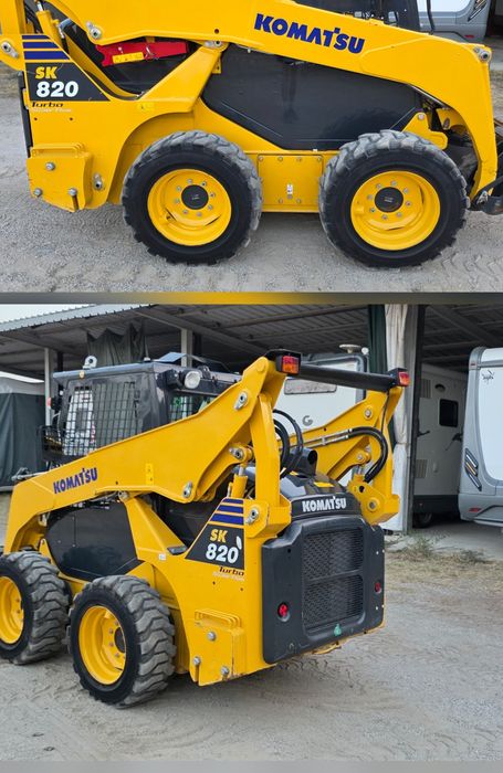 Miniîncarcător ca NOU Komatsu SK 815 714 mini încărcător cu 475ore