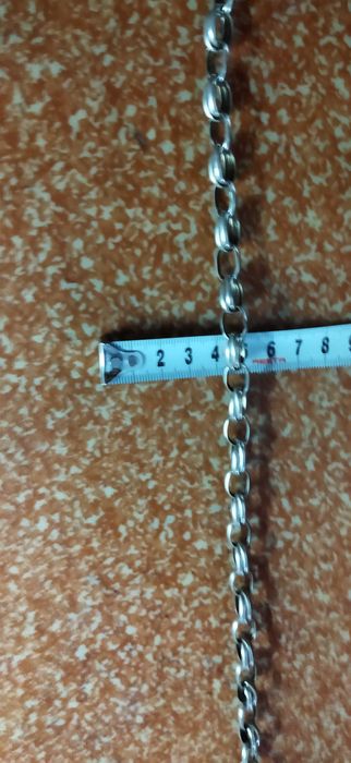 Сребърен ланец много красива плетка