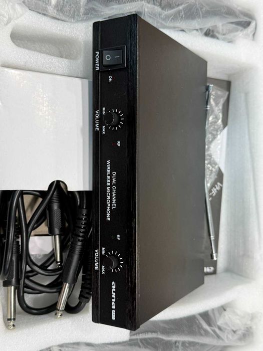 AUNA VHF-2-H – безжичен микрофонен комплект с 2 динамични микрофона