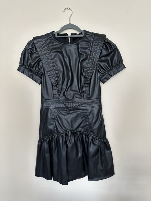 Платье Zara, эко кожа