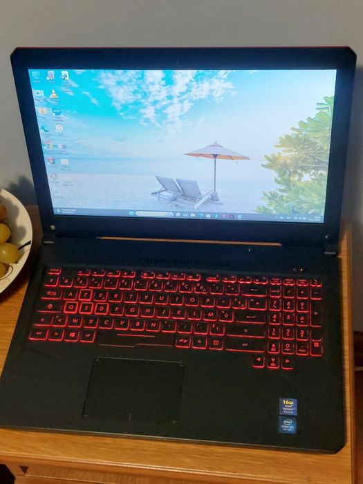 Laptop Asus Tuf i5 8300h 2,3Ghz/4Ghz, 16GB, 480GB+16GB GTX 1050 2G W11