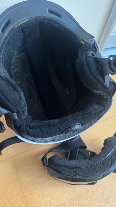 Set casca cu ochelari Mips reglablila M 55 58 placa snowboard ski schi