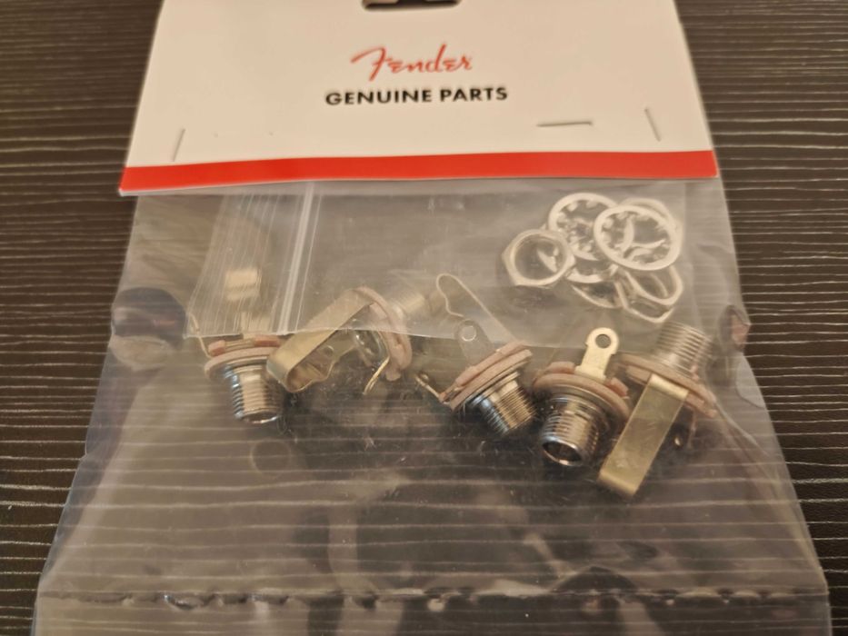 Mufa Fender chitara 1/4" 2-Conductor Guitar Output Jack 5-pack