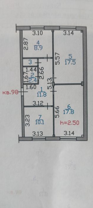 Срочно Оралхан Бөкей 13 3х комн. кв. на КШТ