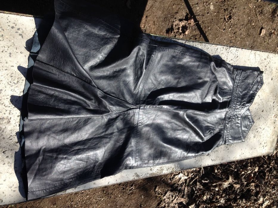 Кожена рокля S размер №34