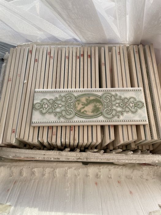 Кафель бордюрный