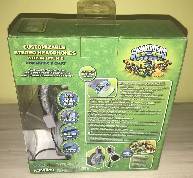 Слушалки Skylanders, нови в кутия