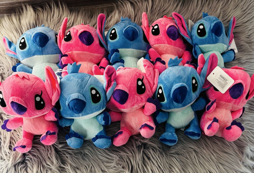 Ursuelt plus stitch 20cm/25cm/30cm/labubu stitch/ghiozdanel/respira