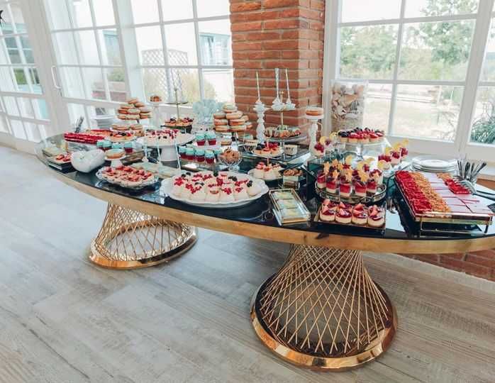 Mese ovale, Prezidiu, evenimente, Candy masă blat oglindă EXQUISITE